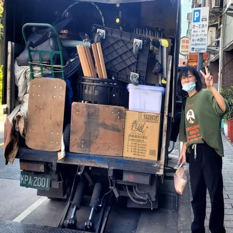 搬家都使用環保包裝材料客戶陳小姐非常認同